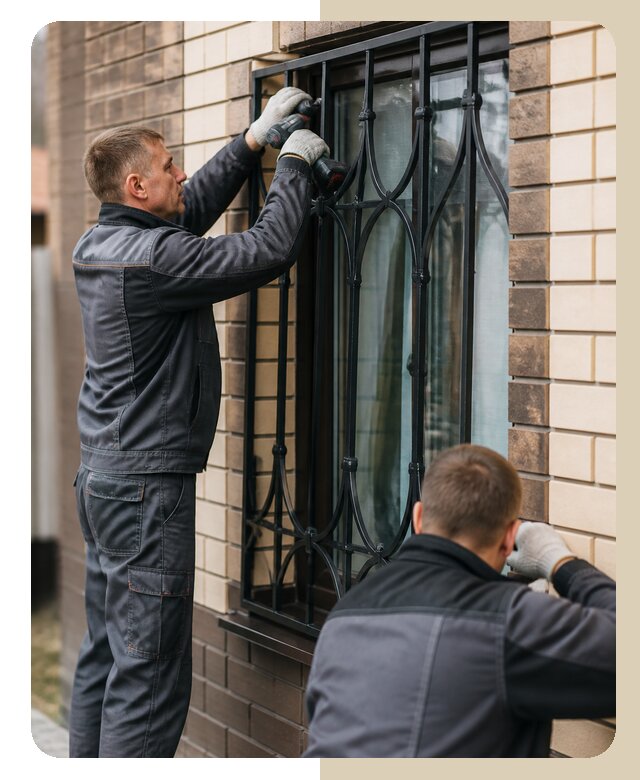 Установка решеток в дом в Похвистневе по цене от 3588 р. | ДвериЛегко-Пхв