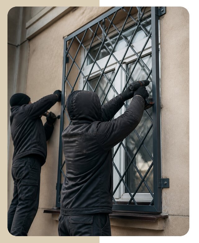 Установка антивандальных решеток на окна в Похвистневе